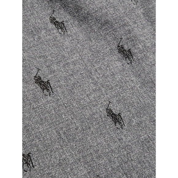 Polo Ralph Lauren Sleepwear Pajama Pants Size XL Gray W/ All Over Pony Print - Picture 3 of 6